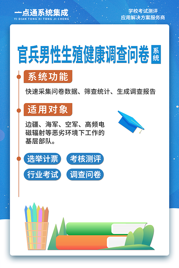 《官兵男性生殖健康調查問卷系統(tǒng)》